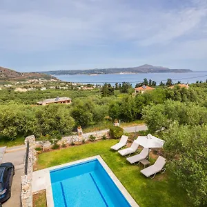 Sea View Manolis With Private Pool Near The Villa Kalyves